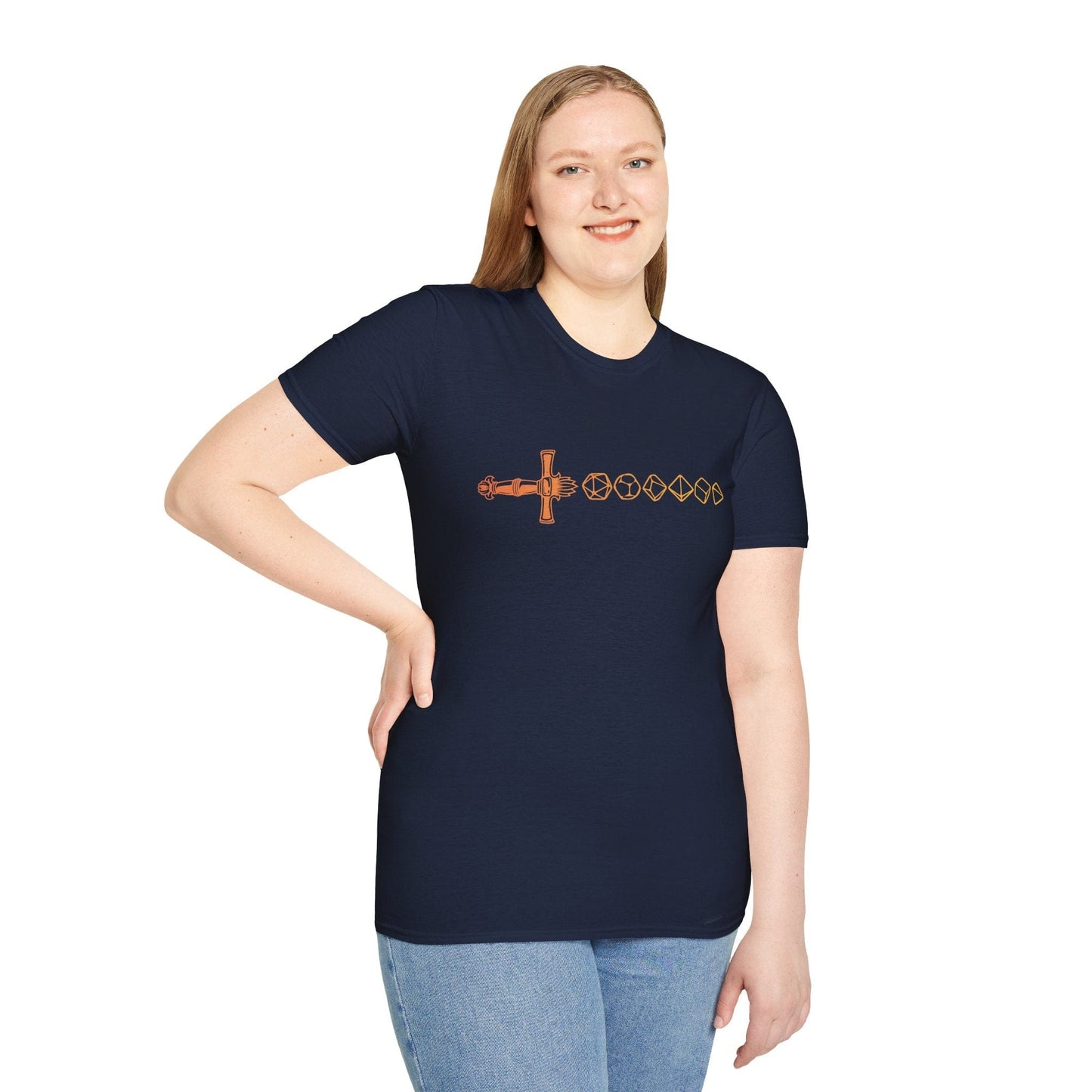 D&D Dice Sword T-Shirt