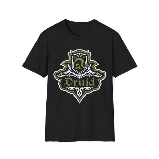 D&D Druid Class Fancy Emblem T-Shirt