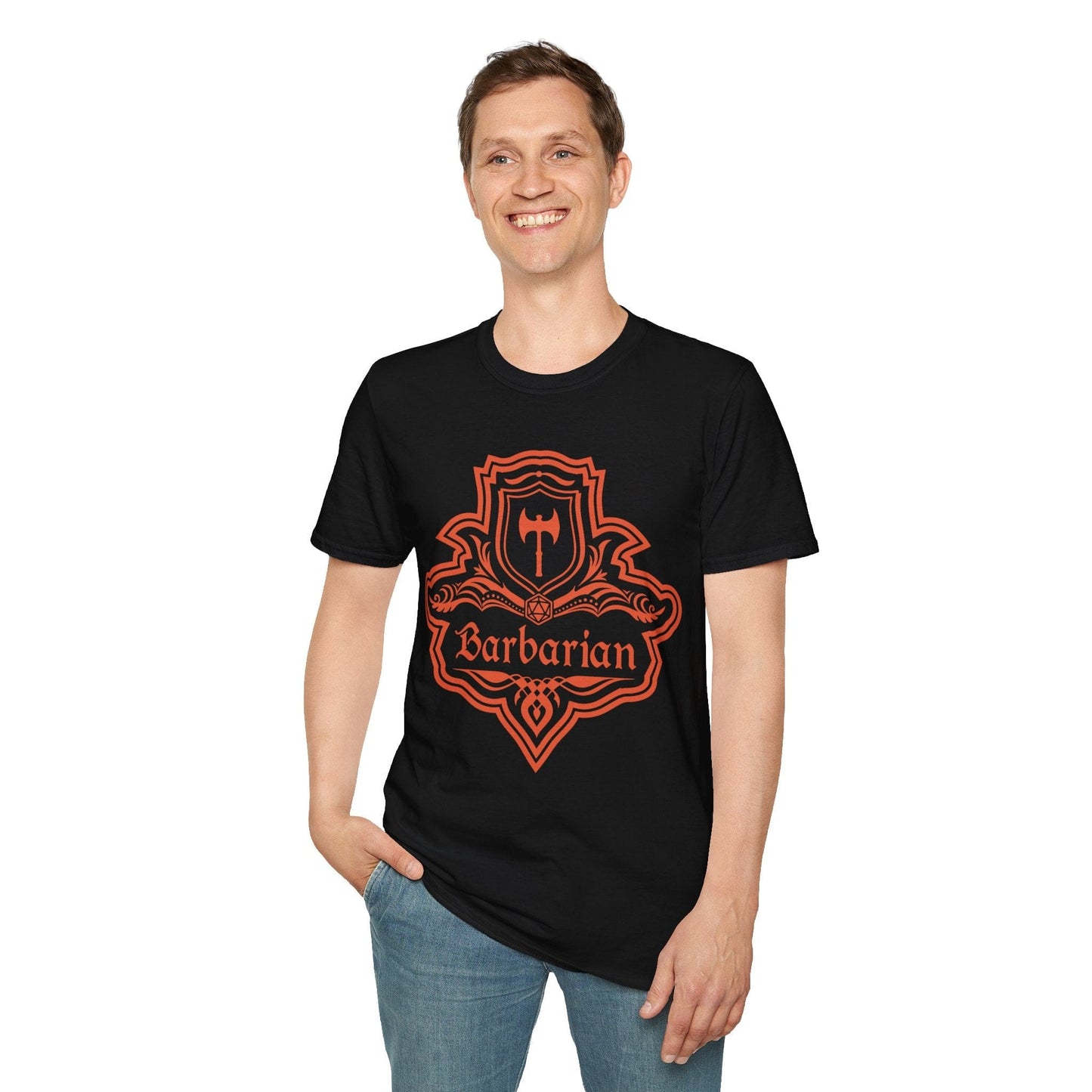 DnD Barbarian Class Emblem T-Shirt