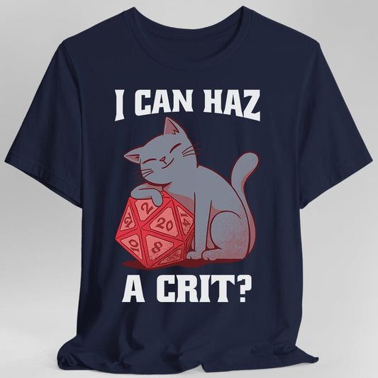 DnD Cat Shirt - I can haz a crit?