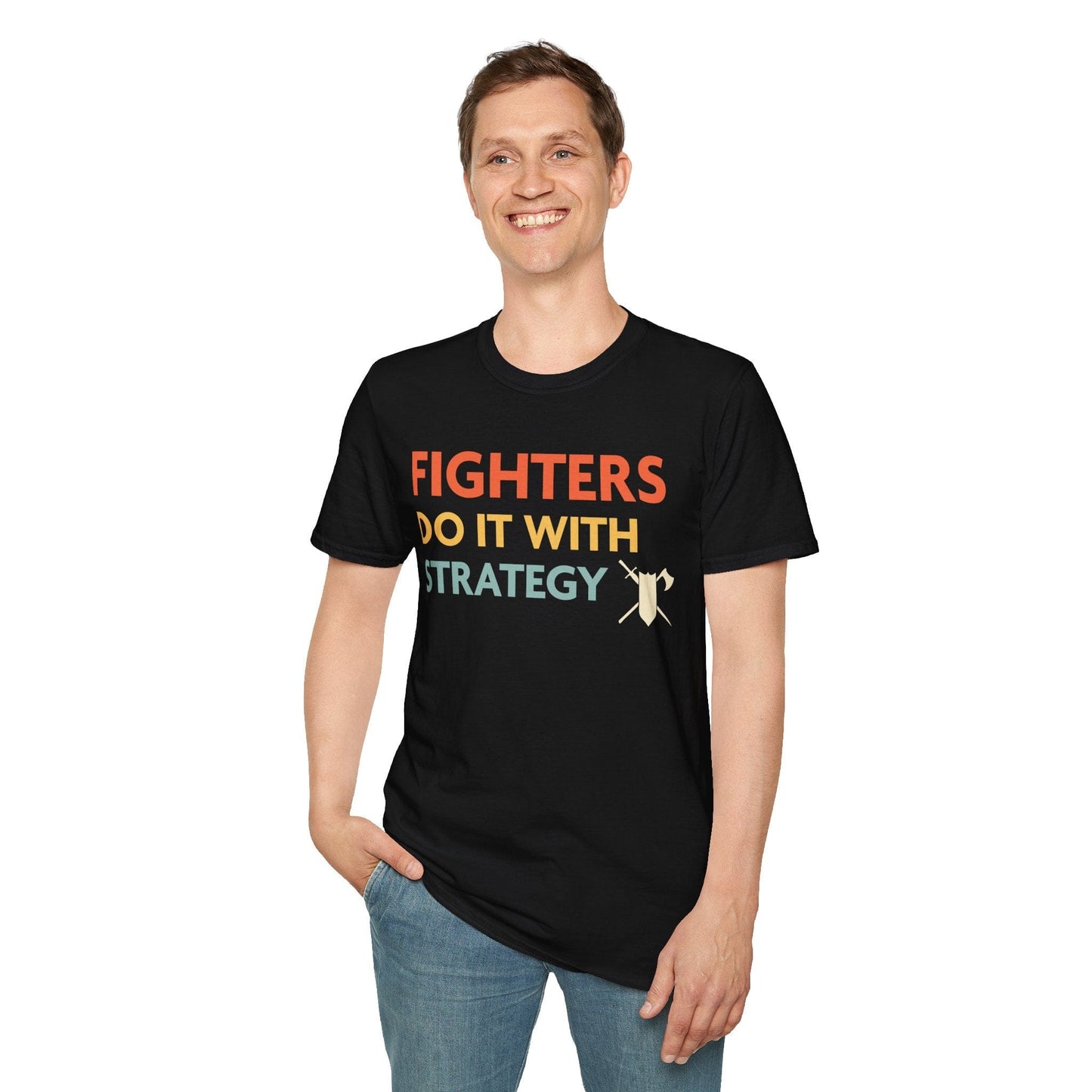 DnD Fighters Do It With Strategy Shirt
