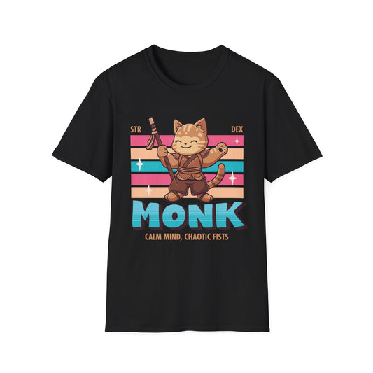 DnD Monk Shirt - D&D Kawaii Class T-shirt