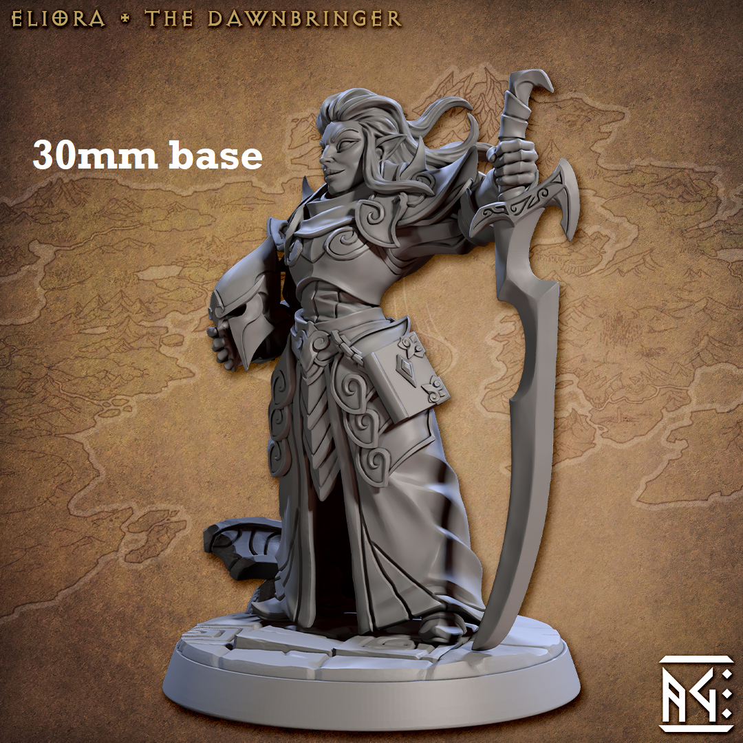 Eliora, the Dawnbringer (Female High Elf Paladin)