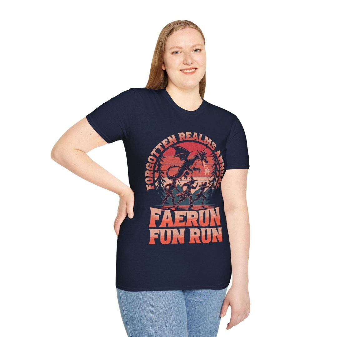 Faerun Fun Run Funny D&D T-shirt