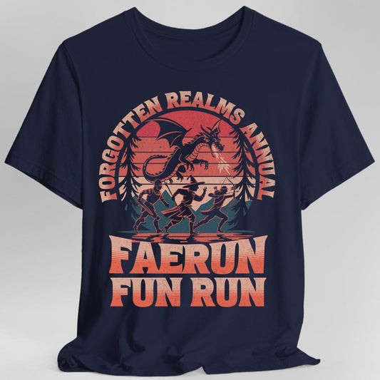 Faerun Fun Run Funny D&D T-shirt