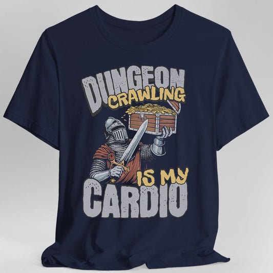 Funny DnD Shirt - Dungeon Crawling is My Cardio