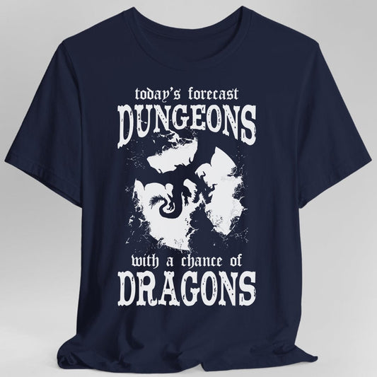 Funny DnD Weather Forecast Tshirt