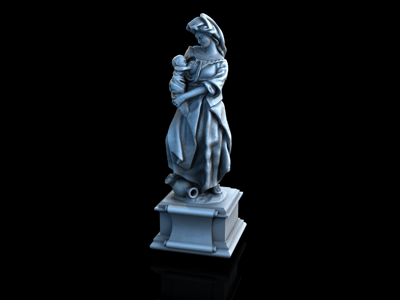 Medieval Town - Scatter Terrain - Mother Statue