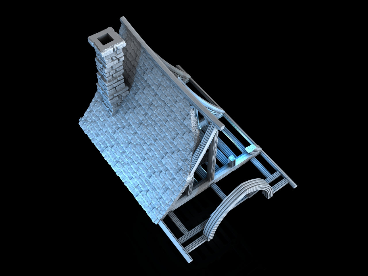 Medieval Town - Ruined House 4