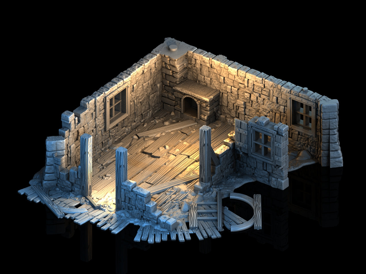Medieval Town - Ruined House 5