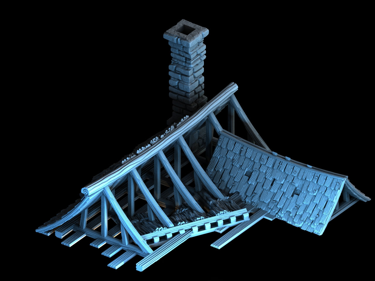 Medieval Town - Ruined House 5