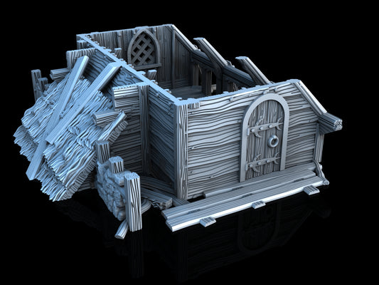 Medieval Town - Ruined House 1