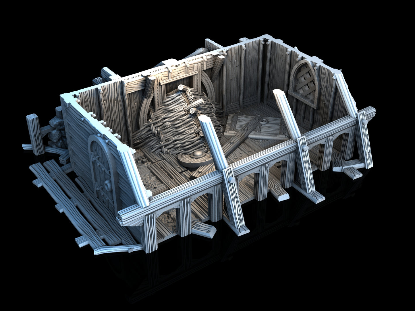 Medieval Town - Ruined House 1