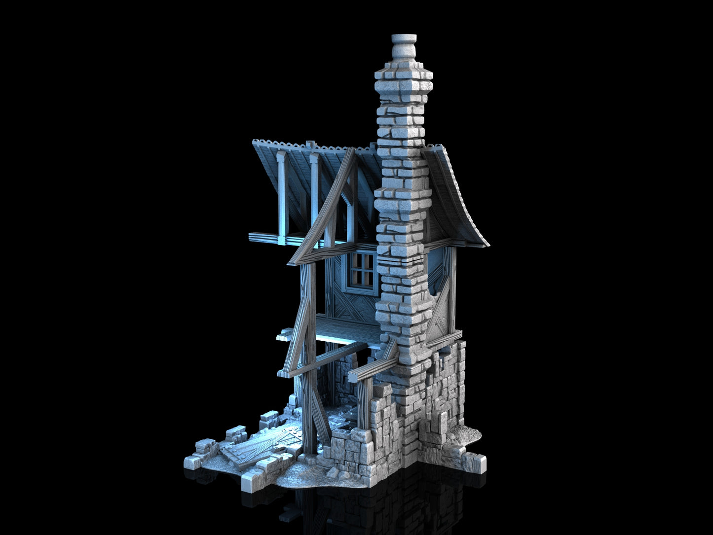 Medieval Town - Ruined House 3