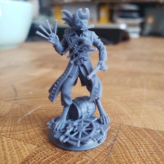 Kara'Ta, The Catfolk Corsair (Male Tabaxi Pirate)