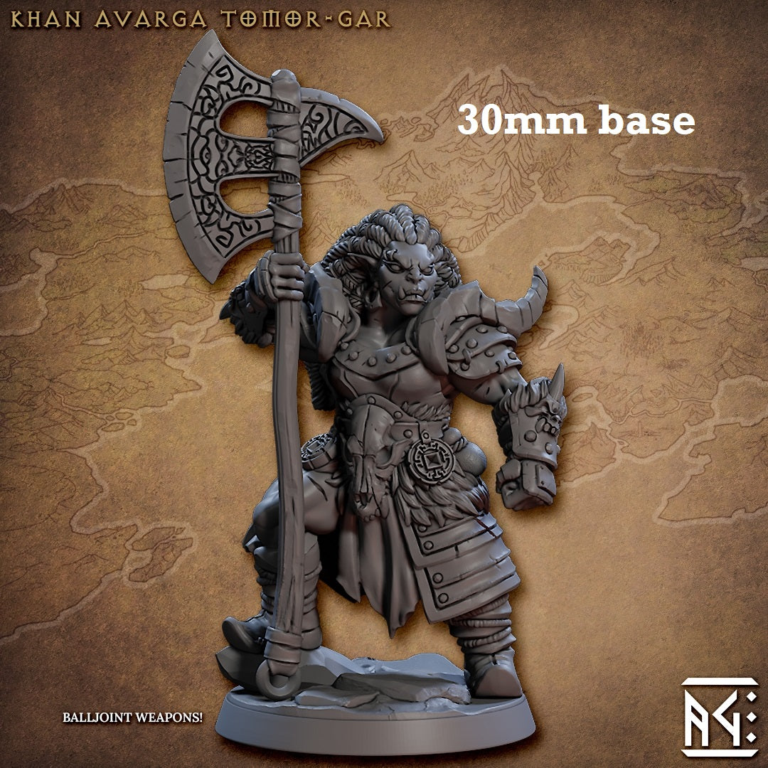 Khan Avarga Tomor-Gar (Female Orc Warlord)