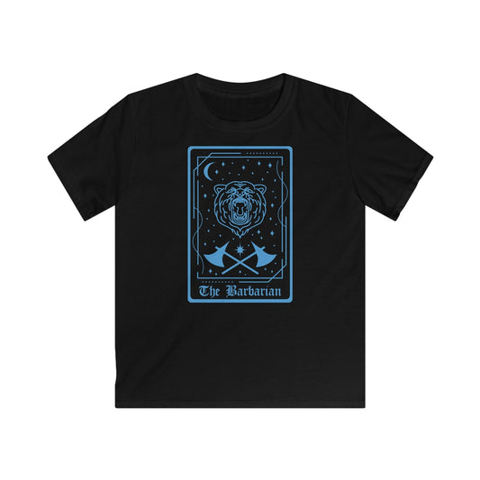 The Barbarian Tarot Card Kids T-Shirt