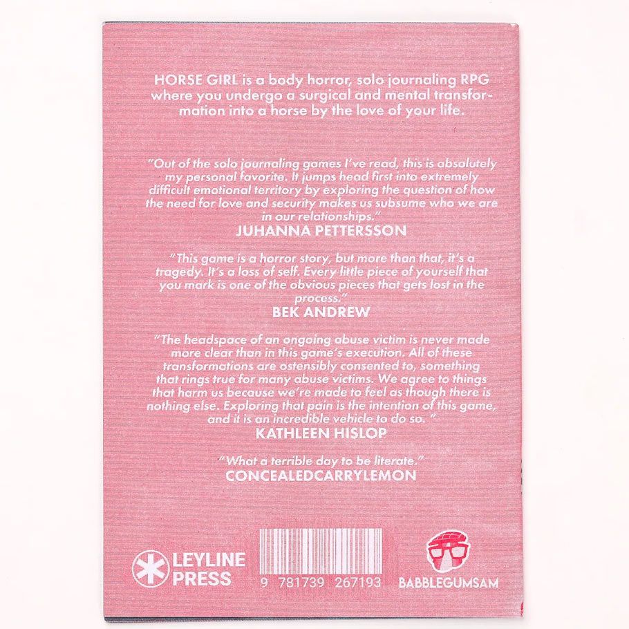 Horse Girl - Solo Journaling Roleplaying Game