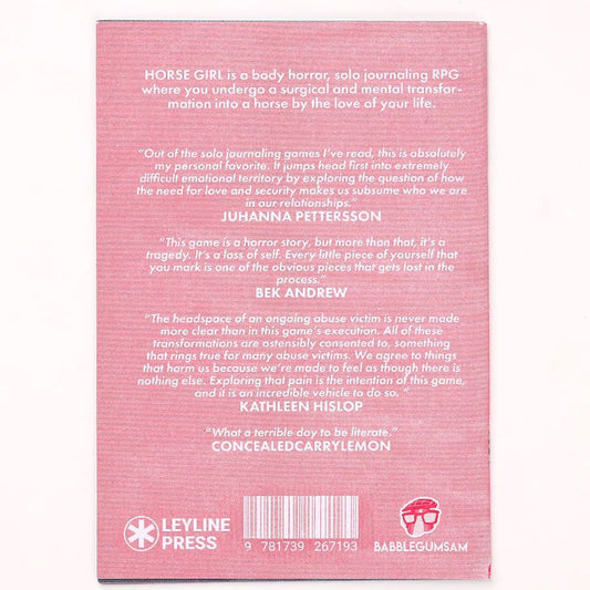 Horse Girl - Solo Journaling Roleplaying Game