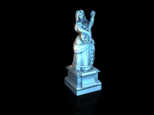 Medieval Town - Scatter Terrain - Minstrel Statue