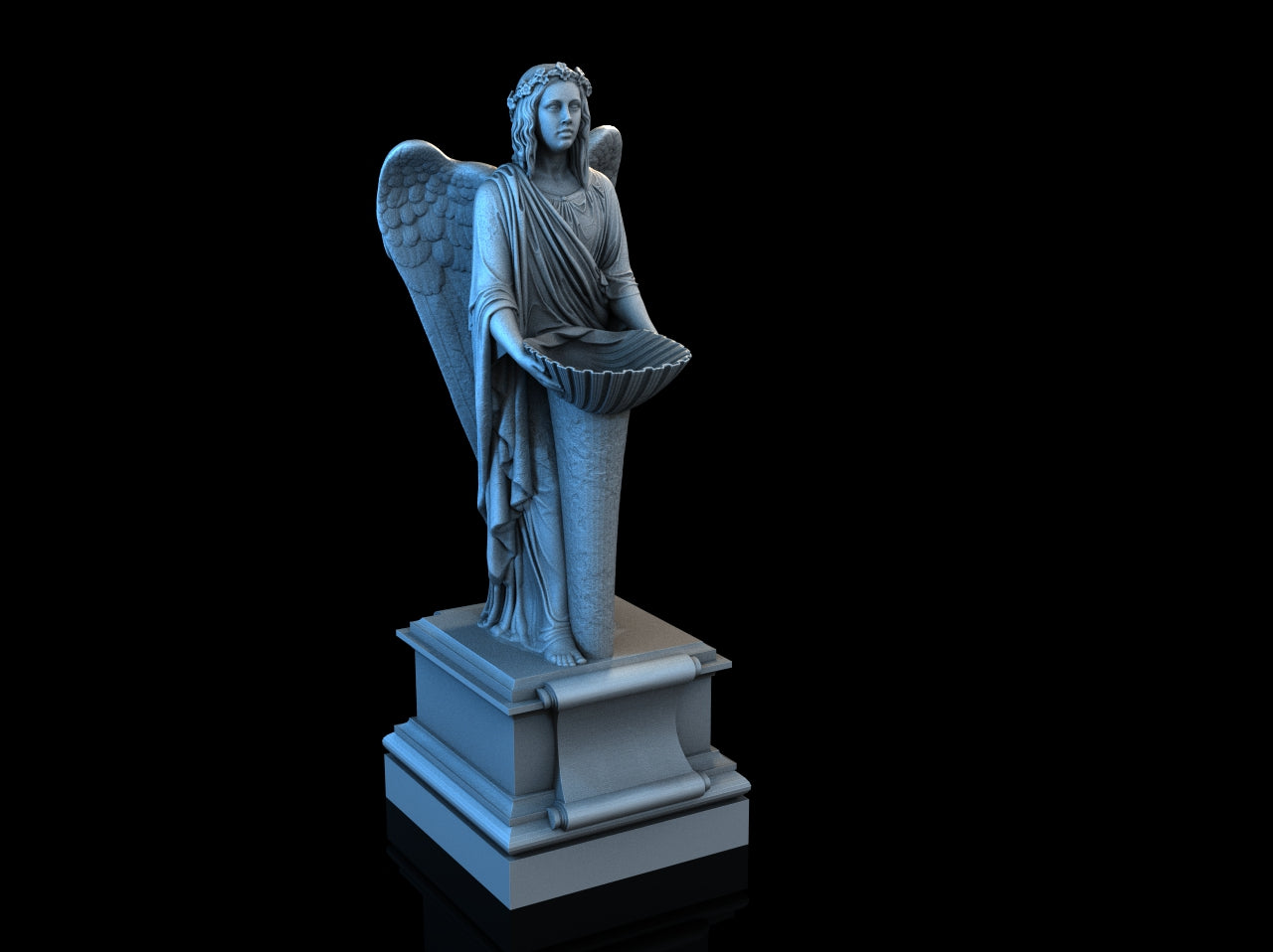 Medieval Town - Scatter Terrain - Angel Statue