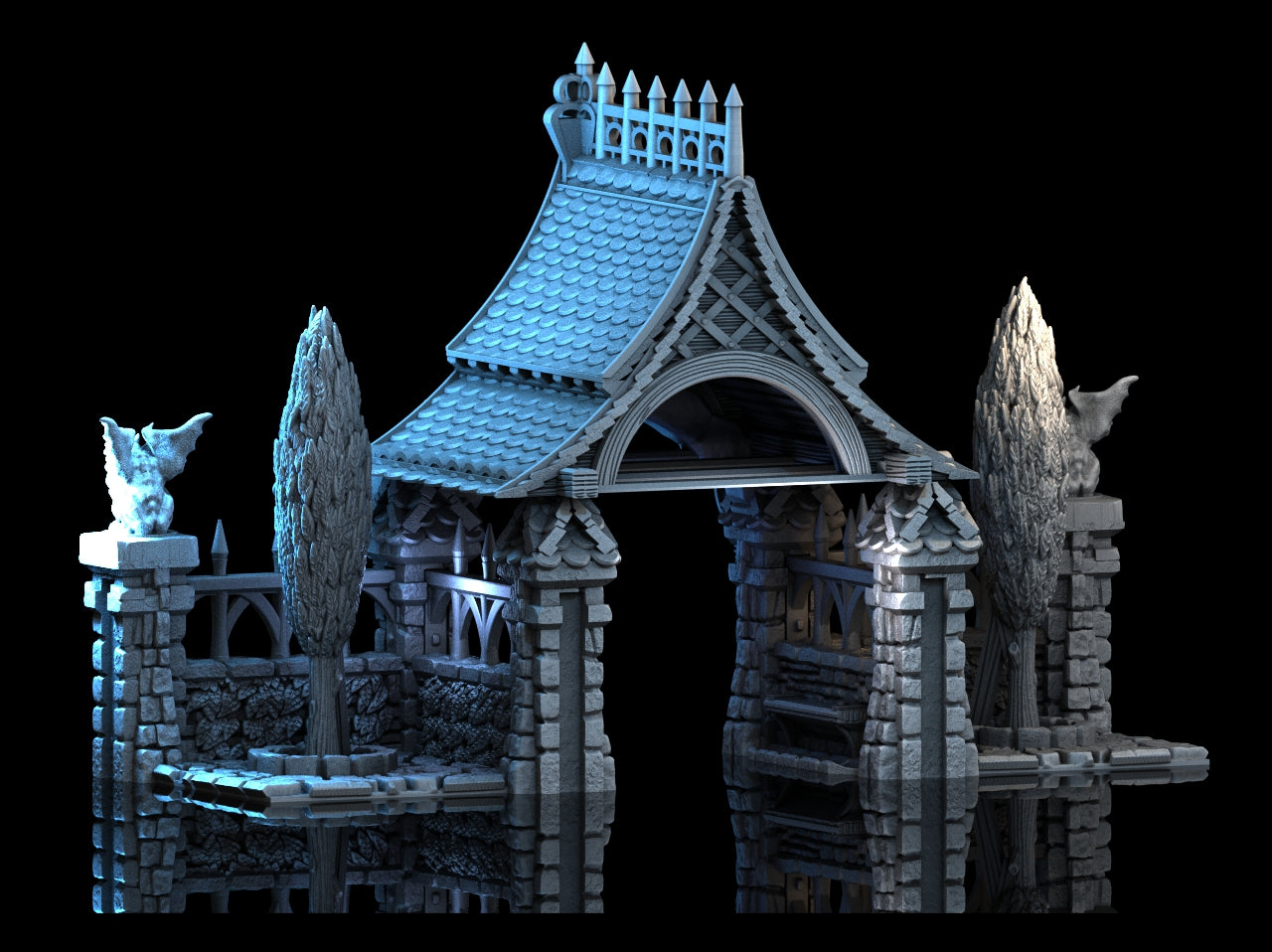 Medieval Town - Scatter Terrain - Lynchgate