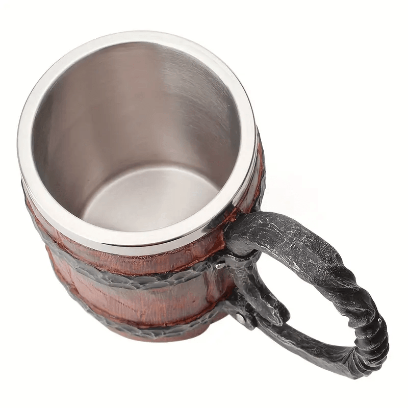 Old Fashioned Wood Drinking Mug