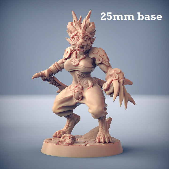 Rakshakin Headhunter: Sculpt E (Female Tabaxi Fighter)