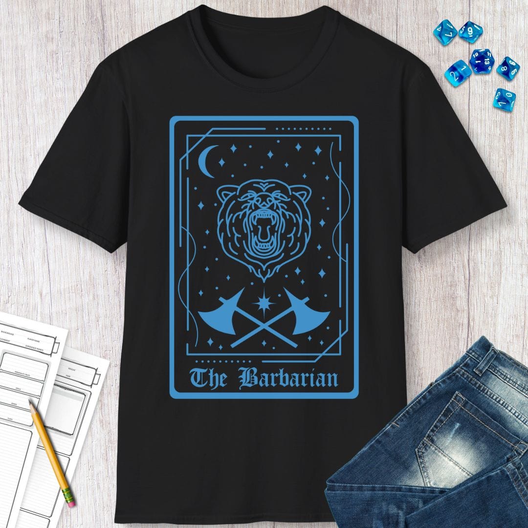 The Barbarian Tarot Card T-Shirt