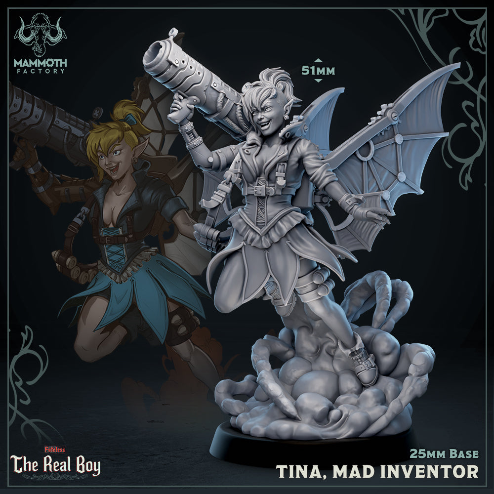 Tina, Mad Inventor (Female Fairy Artificer)