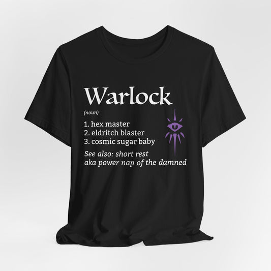 Warlock Tshirt - Class Definition