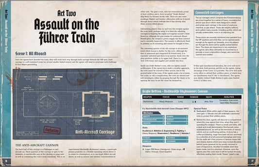 Achtung! Cthulhu 2d20: Assault on the Fuhrer Train