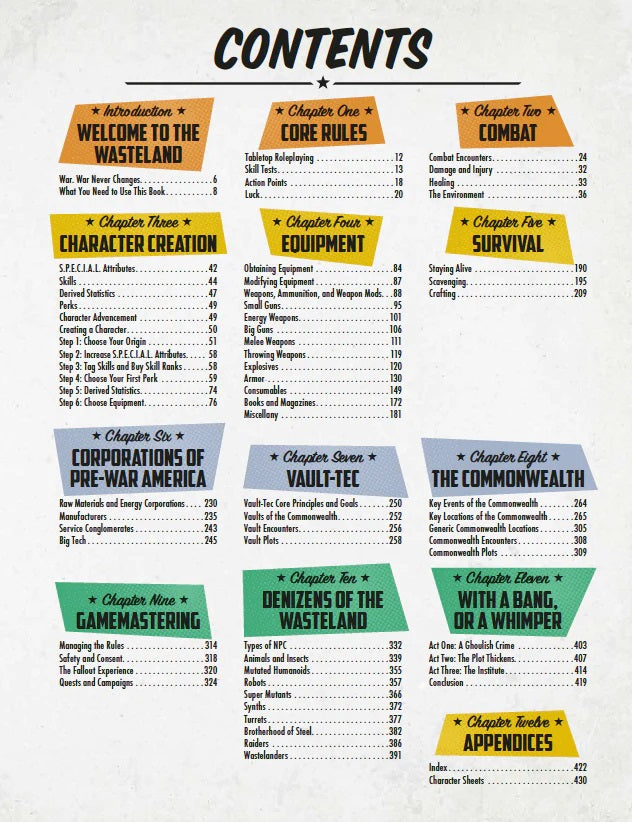 Fallout: The Roleplaying Game Core Rulebook
