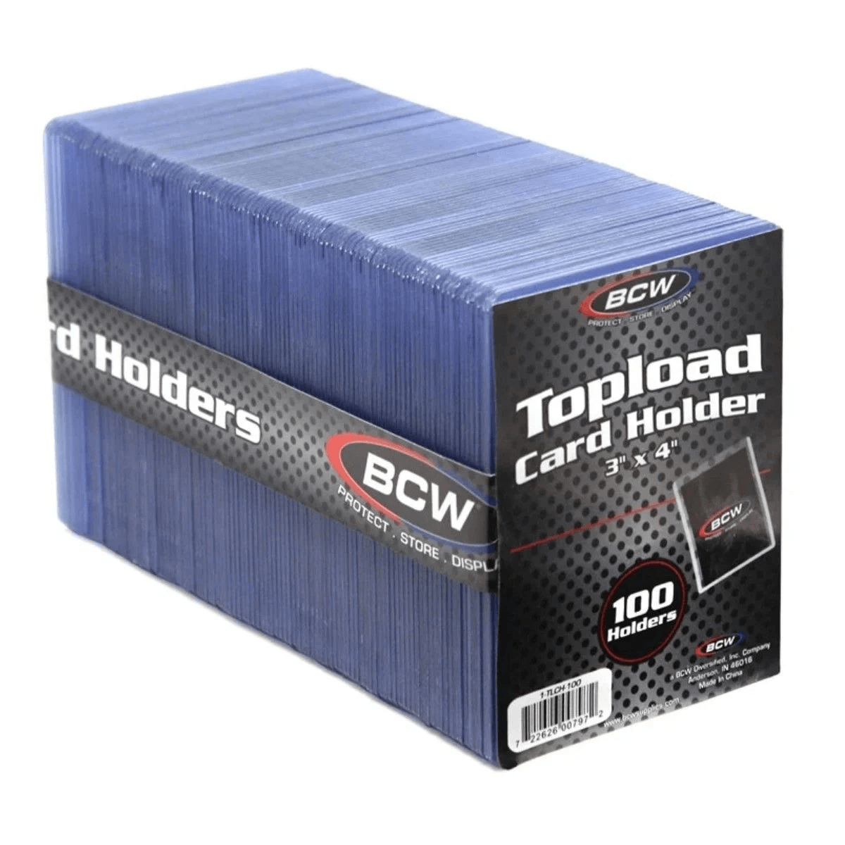 3x4 Topload Card Holder - Standard, 100ct