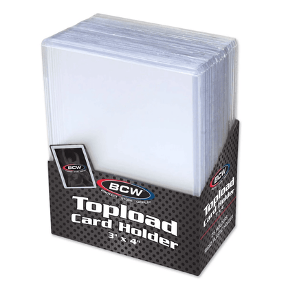 3x4 Topload Card Holder - Standard, 25ct