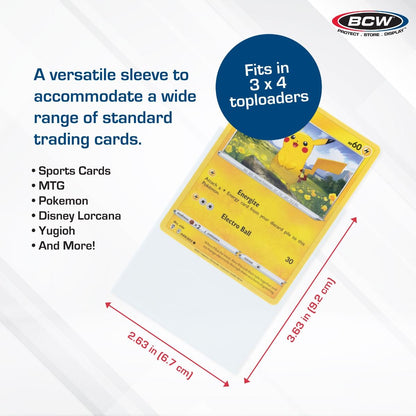 1000 count Standard Card Penny Sleeves