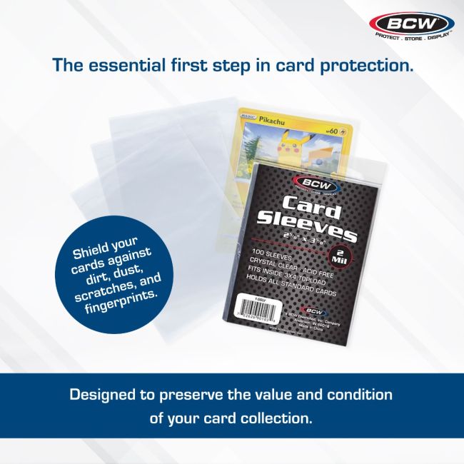 1000 count Standard Card Penny Sleeves