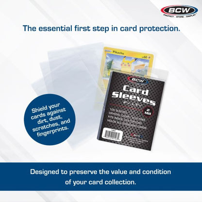 1000 count Standard Card Penny Sleeves