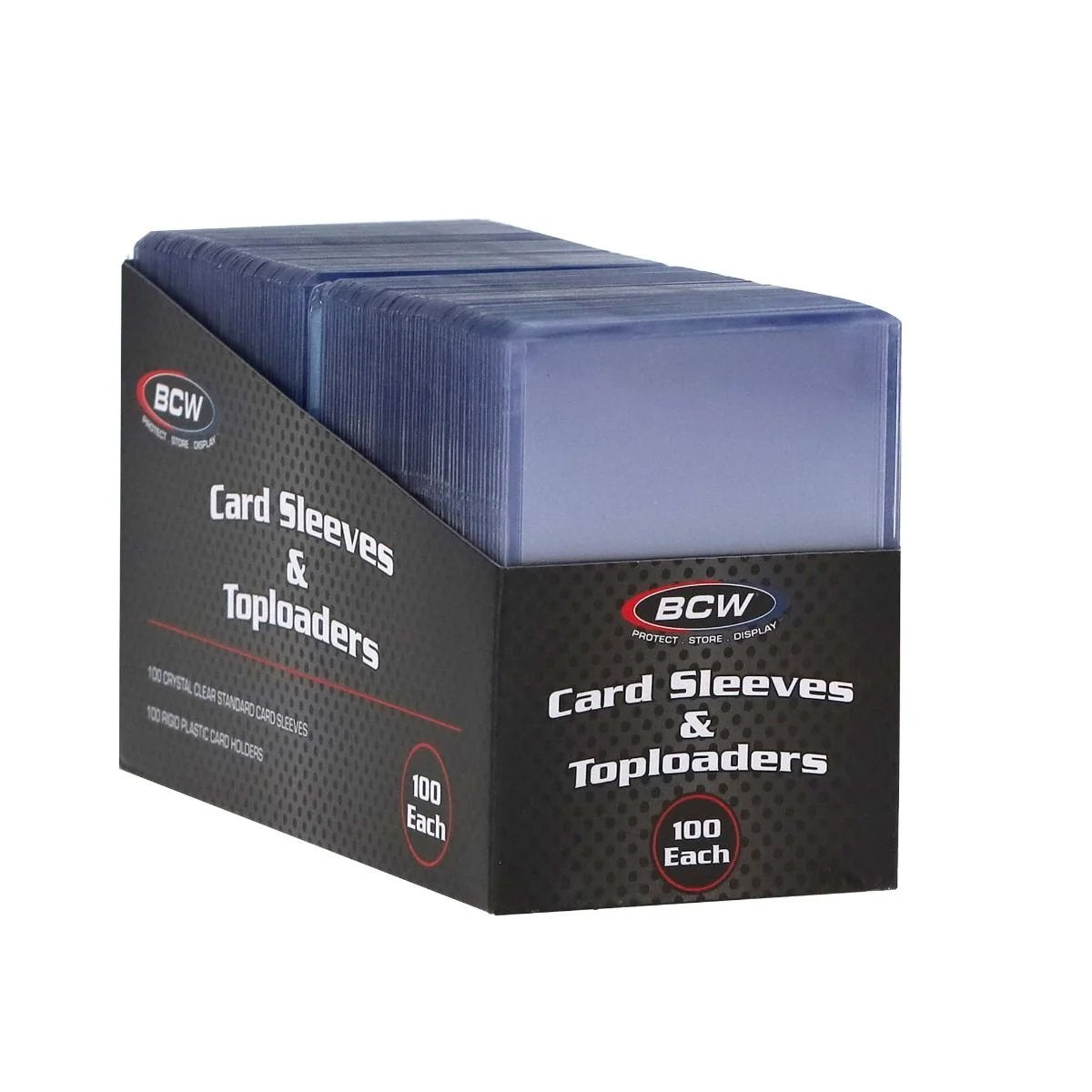 100 ea 3x4 Toploader Card Holder and Penny Sleeves