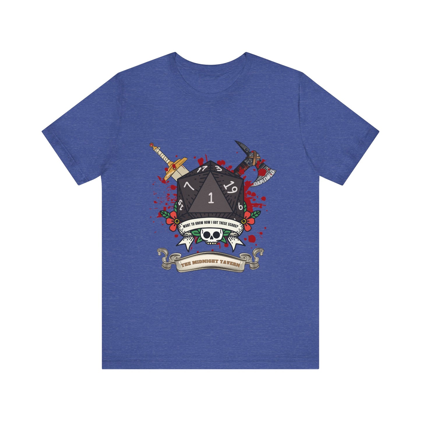 Want to know how I got these scars? (V2.0) T-shirt (Unisex Jersey Short Sleeve Tee)
