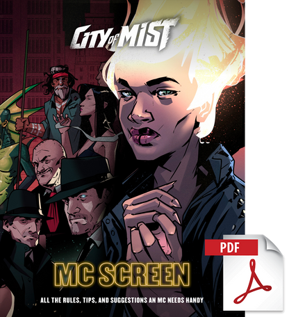 City of Mist - MC Screen