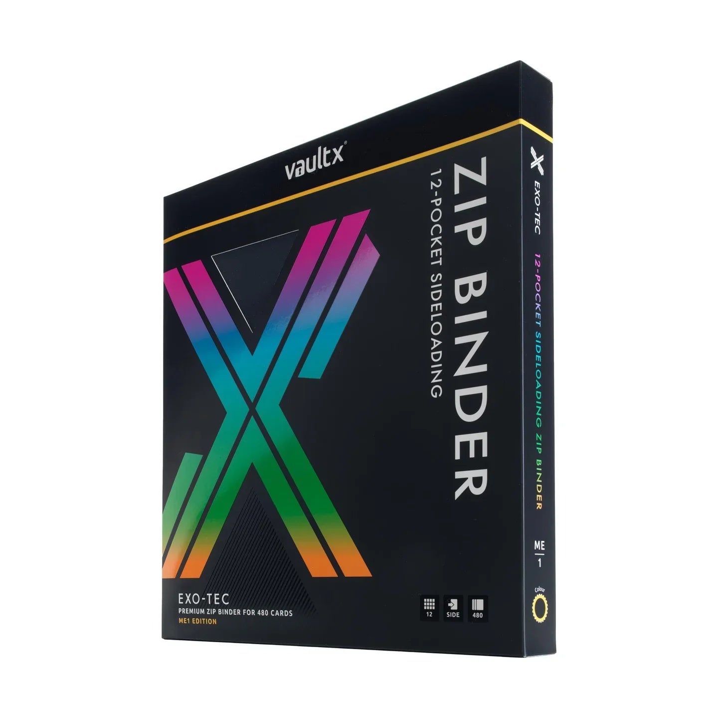Vault X Premium Exo-Tec Zip Binder - 12 Pocket (ME1 Unlimited)