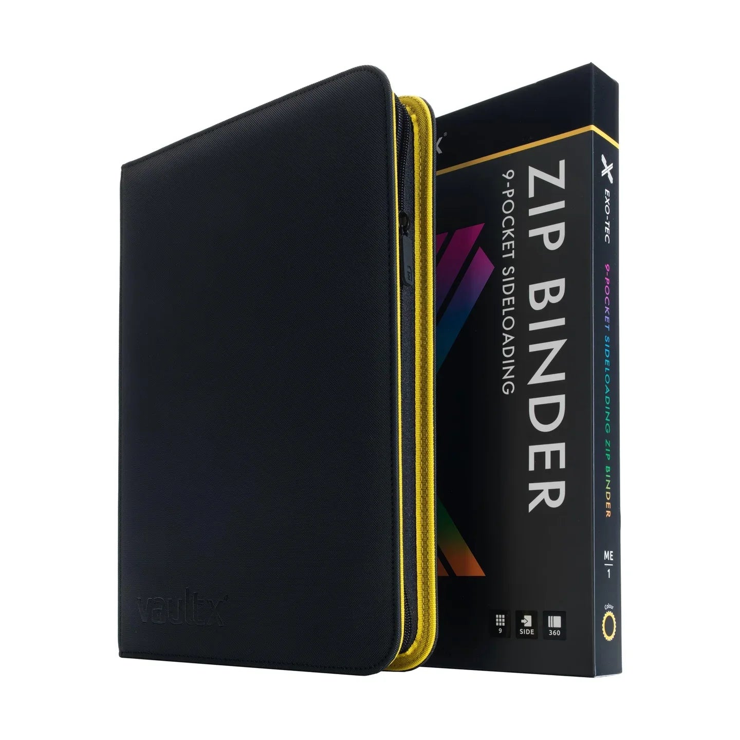 Vault X Premium Exo-Tec Zip Binder - 9 Pocket (ME1 Unlimited)