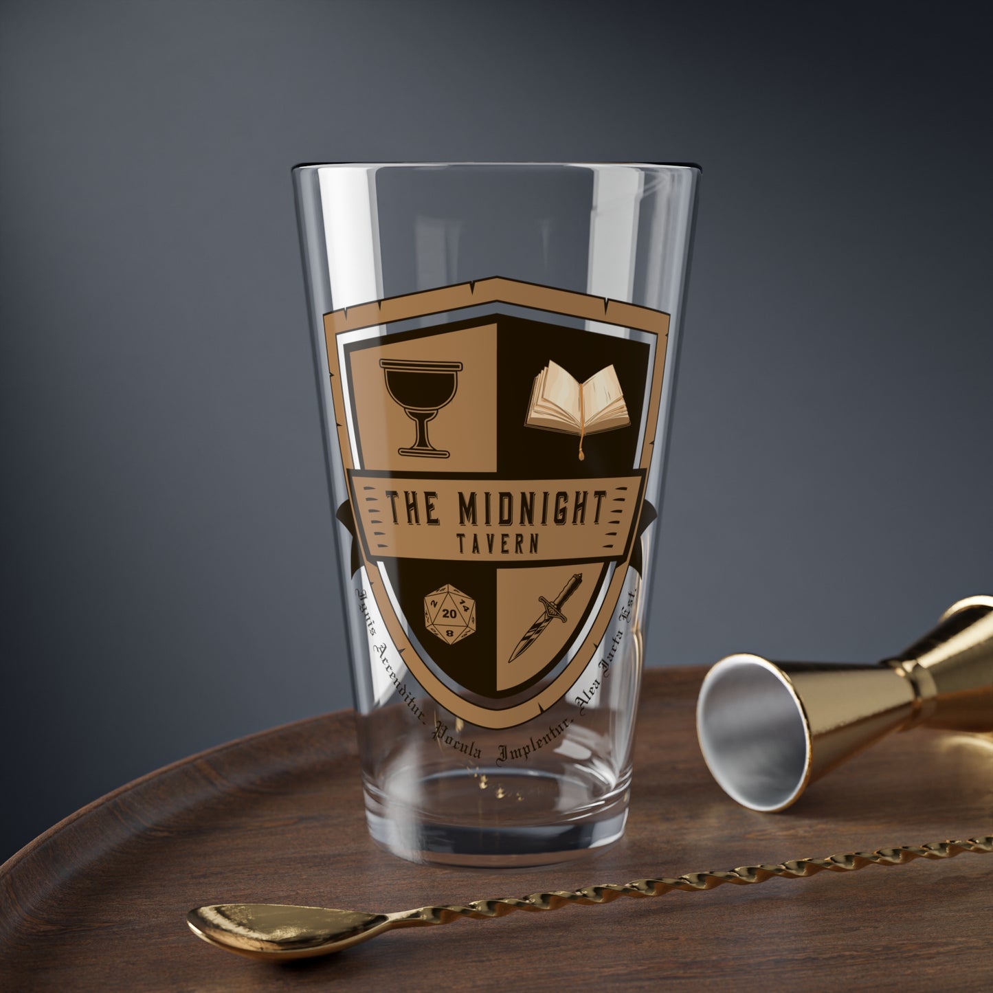 The Midnight Tavern Pint Glass, 16oz