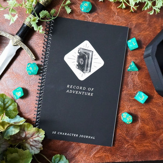 Record of Adventure 5e Player Campaign Journal for Dungeons and Dragons (D&D)