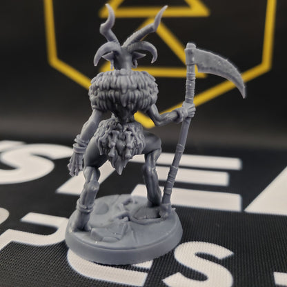 Kzara, Gobor Priestess (Female Capra Cleric)