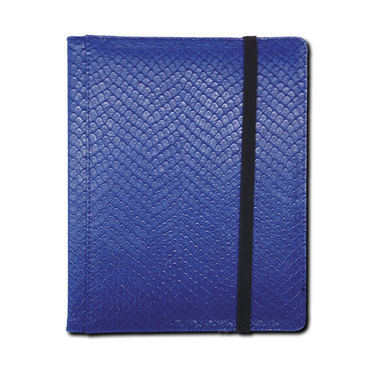 4 Pocket Dragon Hide Blue Binder