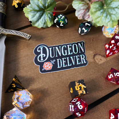 Dungeon Delver Glitter Sticker