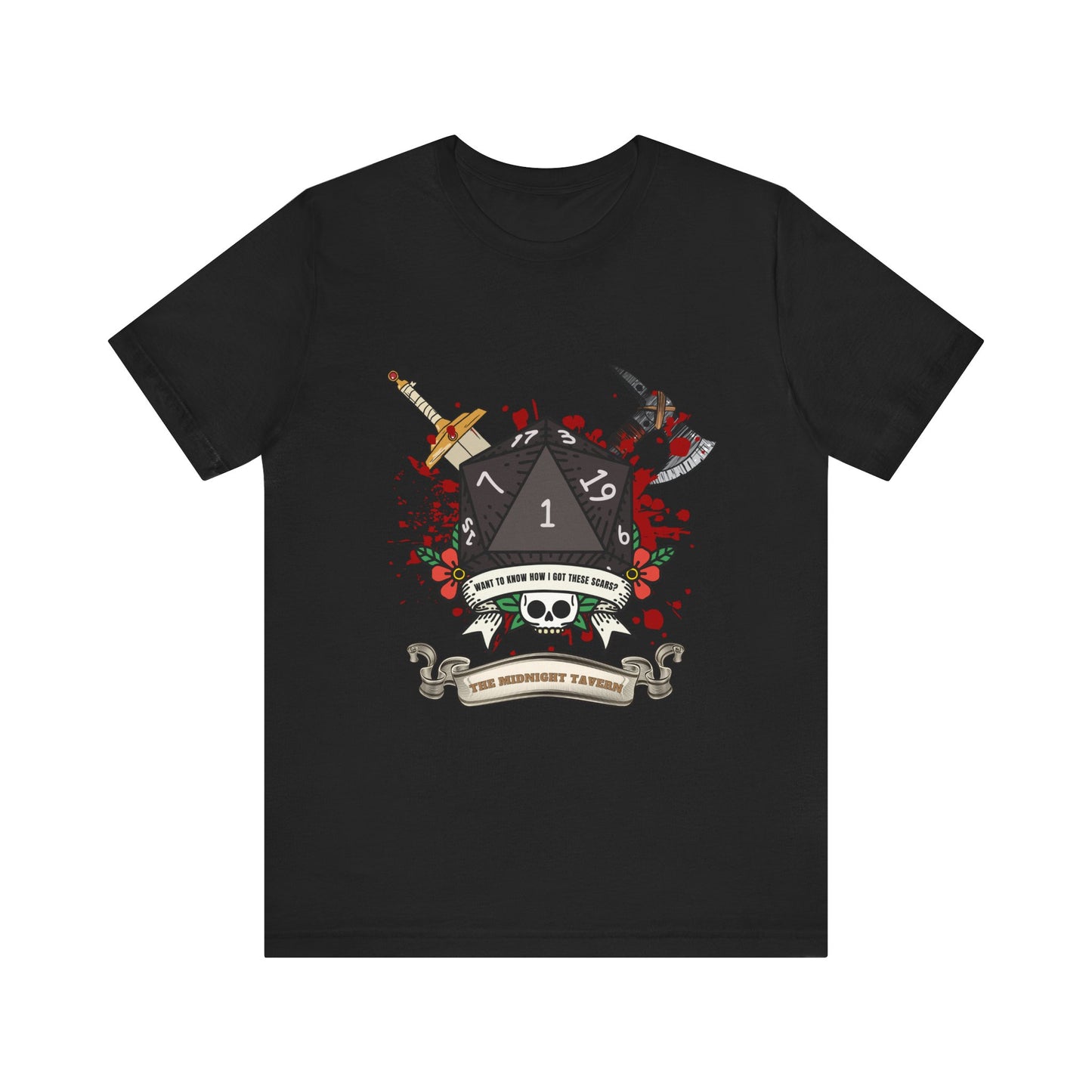 Want to know how I got these scars? (V2.0) T-shirt (Unisex Jersey Short Sleeve Tee)