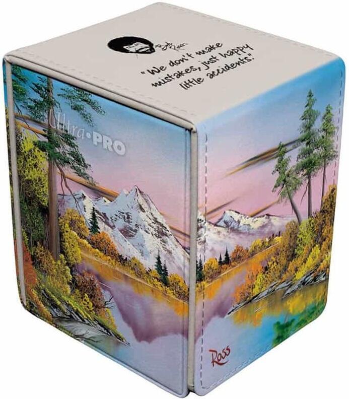 Ultra PRO: Alcove Flip Deck Box - Bob Ross (Mighty Mountain Lake)